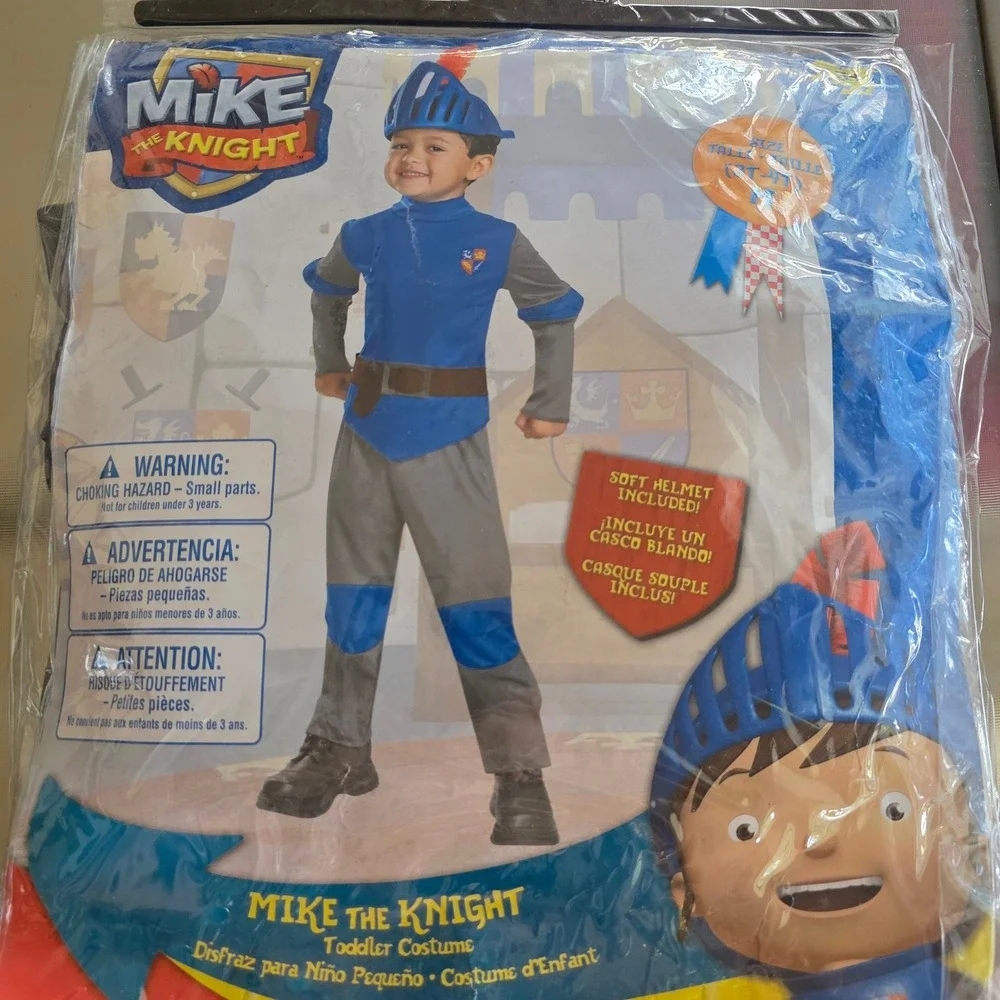 NWT Toddler Mike the Knight Costume - Mike the Knight 3T-4T